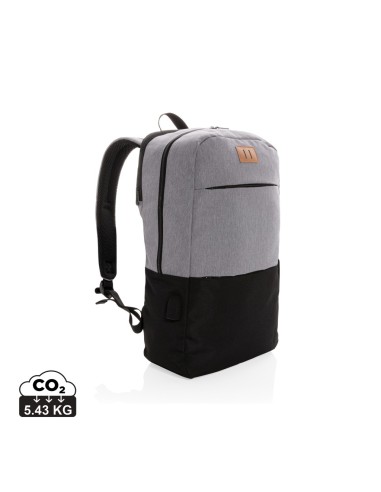 Moderna mochila portátil de 15.6" USB y RFID...