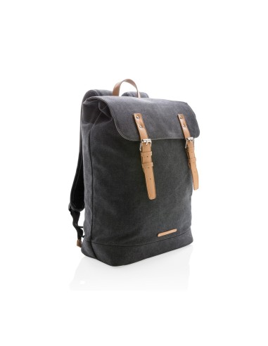 Mochila para portátil de lona sin PVC