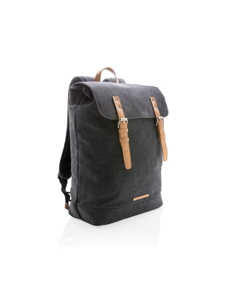 Mochila para portátil de lona sin PVC