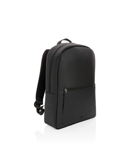 Mochila para portátil Swiss Peak de cuero vegano sin PVC