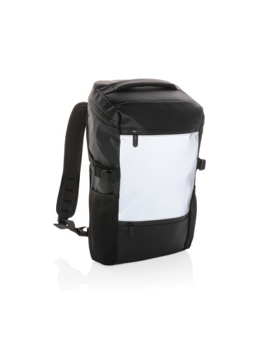 Mochila reflectante de PU para portátil de 15,6"