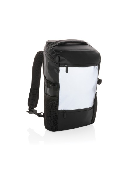Mochila reflectante de PU para portátil de 15,6"