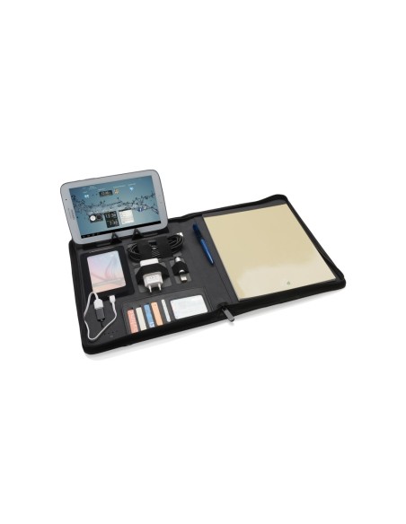 Portafolio tecnológico con powerbank