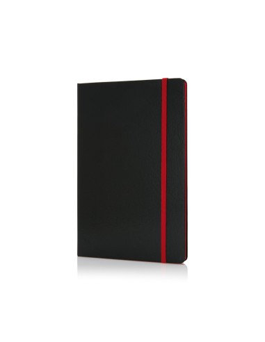 Libreta A5 deluxe tapa dura y bordes a color