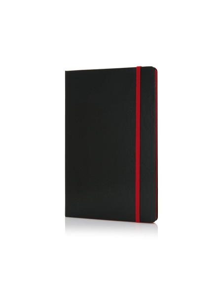 Libreta A5 deluxe tapa dura y bordes a color