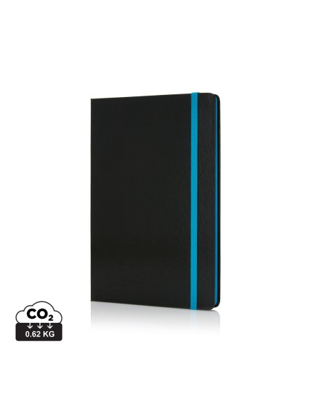 Libreta A5 deluxe tapa dura y bordes a color