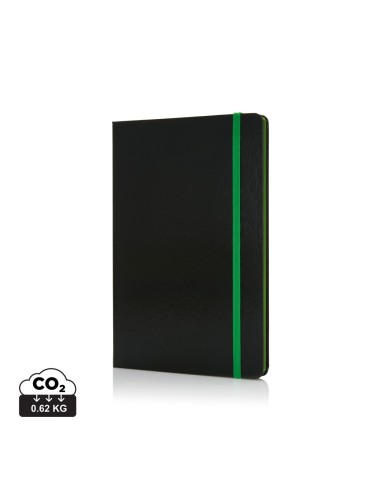 Libreta A5 deluxe tapa dura y bordes a color