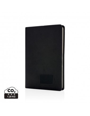 Libreta con logo iluminado