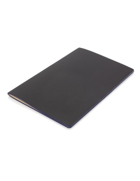 Libreta de tapa blanda de PU con borde de color