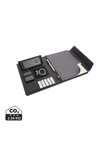 Portafolio de carga inalámbrica Fiko A4 con powerbank