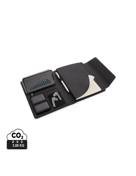 Portadocumentos de carga inalámbrica Fiko A5 con powerbank
