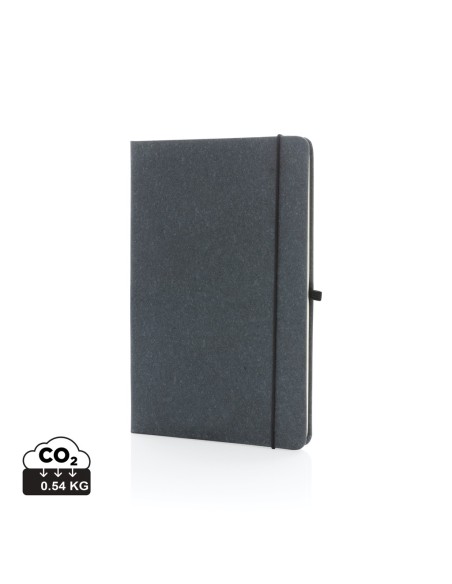 Libreta A5 de cuero reciclado de tapa dura