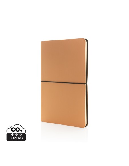 Cuaderno A5 moderno de lujo con tapa blanda