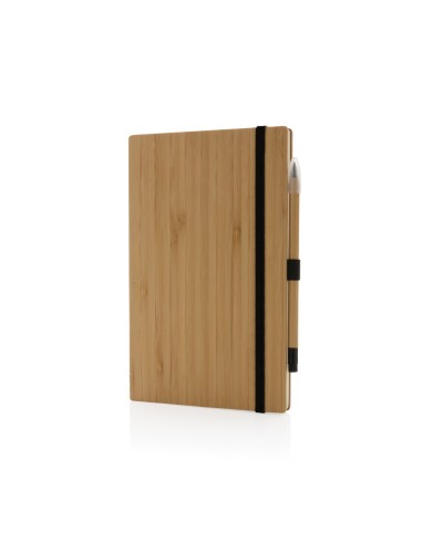 Set de cuaderno y lápiz infinito de bambú