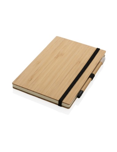 Set de cuaderno y lápiz infinito de bambú