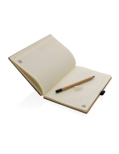 Set de cuaderno y lápiz infinito de bambú