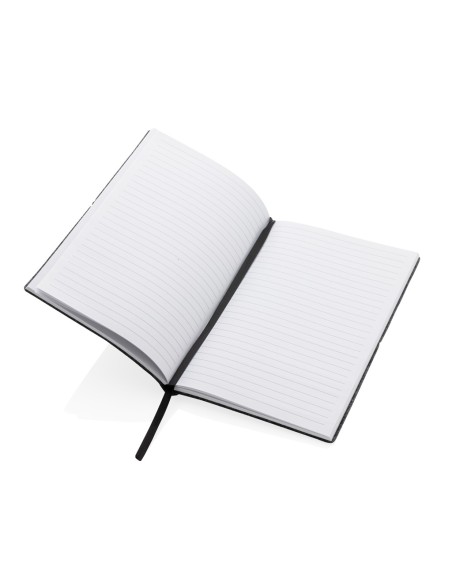 Libreta A5 tapa blanda de fieltro reciclado certificado GRS