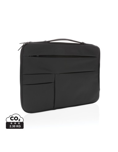 Funda lisa de PU para portátil de 15,6" con asa