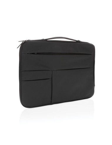 Funda lisa de PU para portátil de 15,6" con asa