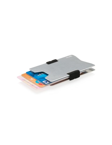 Cartera minimalista de aluminio RFID anti escáner