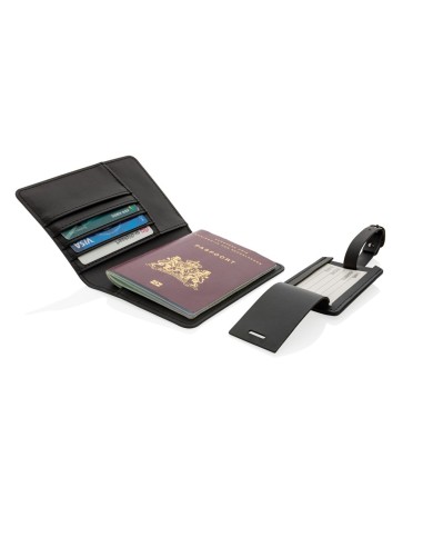 Set de regalo de viaje de PU reciclado Swiss...