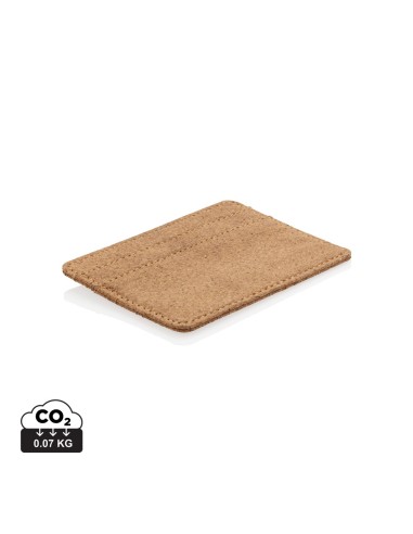 Cartera fina secure de corcho