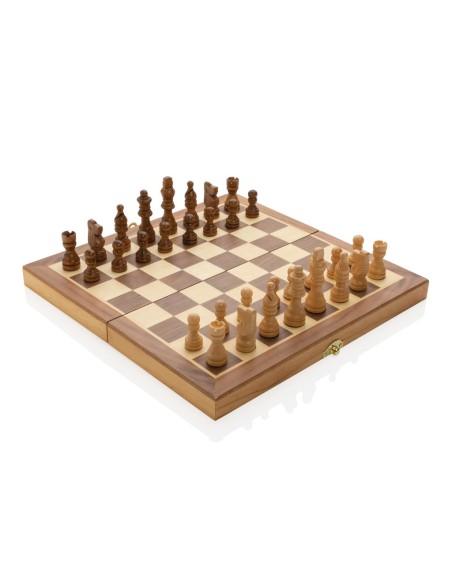 Juego de ajedrez plegable Luxury de madera