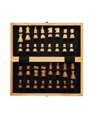 Juego de ajedrez plegable Luxury de madera