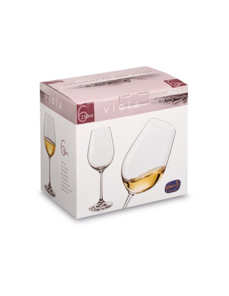 11075 Juego de 6 copas de vino
