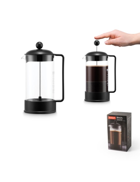 BRAZIL 1L Cafetera de prensa 1L