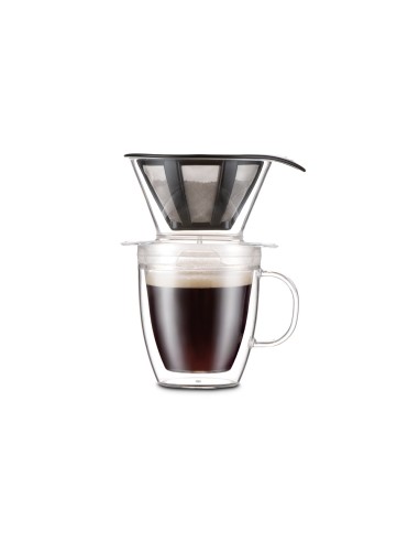 POUR OVER Filtro de cafe y taza isotermica