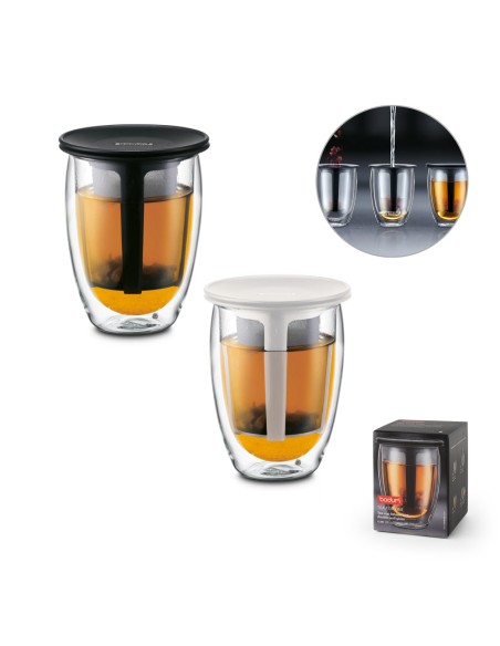 TEA FOR ONE Vaso doble pared 350ml