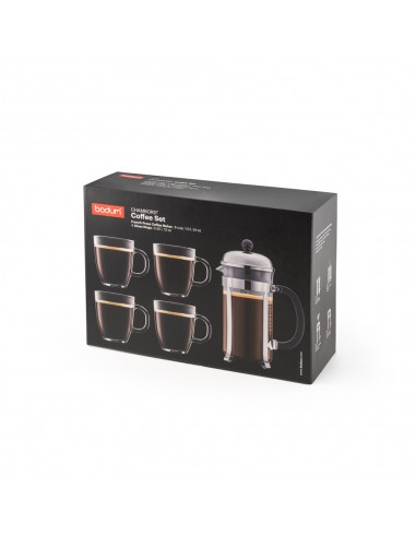 CHAMBORD SET Cafetera de prensa de plastico