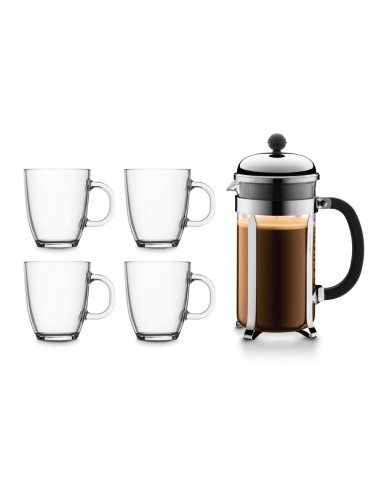CHAMBORD SET Cafetera de prensa de plastico