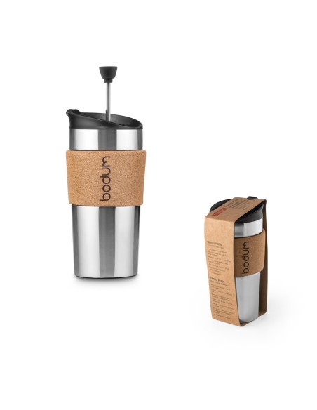 TRAVEL PRESS CORK taza de viaje 350 mL