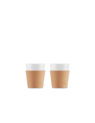 BISTRO 170 Juego de 2 tazas en porcelana 170ml