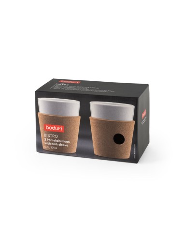 BISTRO 300 Juego de 2 tazas en porcelana 300ml