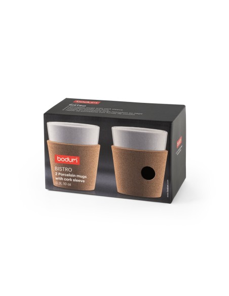 BISTRO 300 Juego de 2 tazas en porcelana 300ml