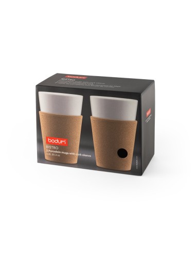 BISTRO 600 Juego de 2 tazas en porcelana 600ml